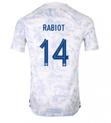 Lacne Muži Futbalové dres Francúzsko Adrien Rabiot #14 MS 2022 Krátky Rukáv - Preč